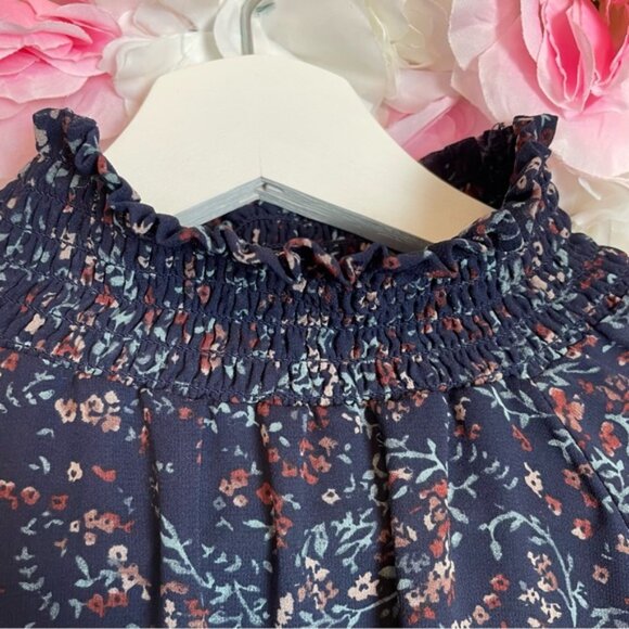 Reitmans Paisley Long Sleeve Blouse Sz M - Picture 2 of 9